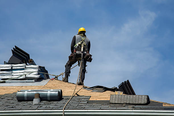 Professional Flat Roof Repair technician working in Mentor, OH